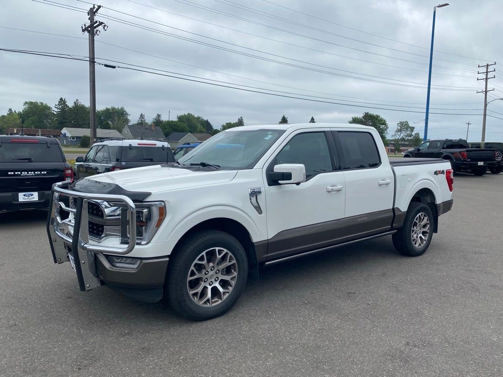 Used 2021 Ford F-150 King Ranch with VIN 1FTFW1E8XMFB54425 for sale in Hibbing, Minnesota