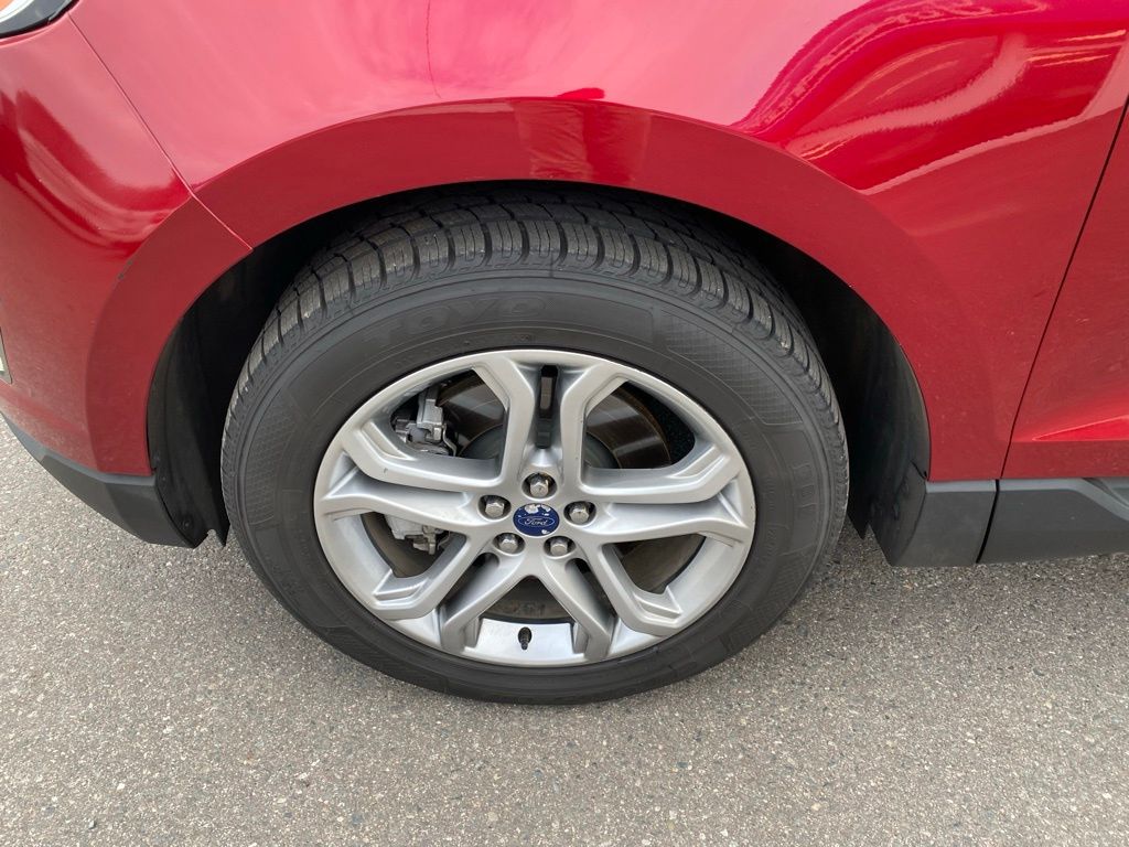 Used 2015 Ford Edge Titanium with VIN 2FMTK4K91FBB43651 for sale in Hibbing, Minnesota