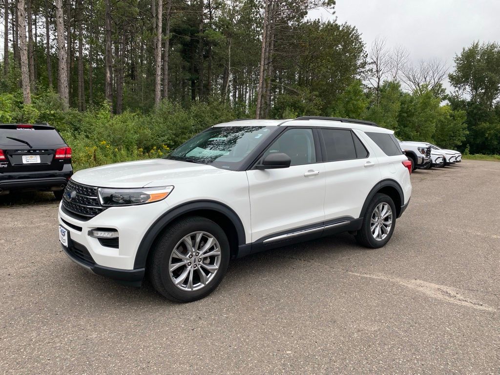 Used 2023 Ford Explorer XLT with VIN 1FMSK8DH0PGB73452 for sale in Hibbing, Minnesota