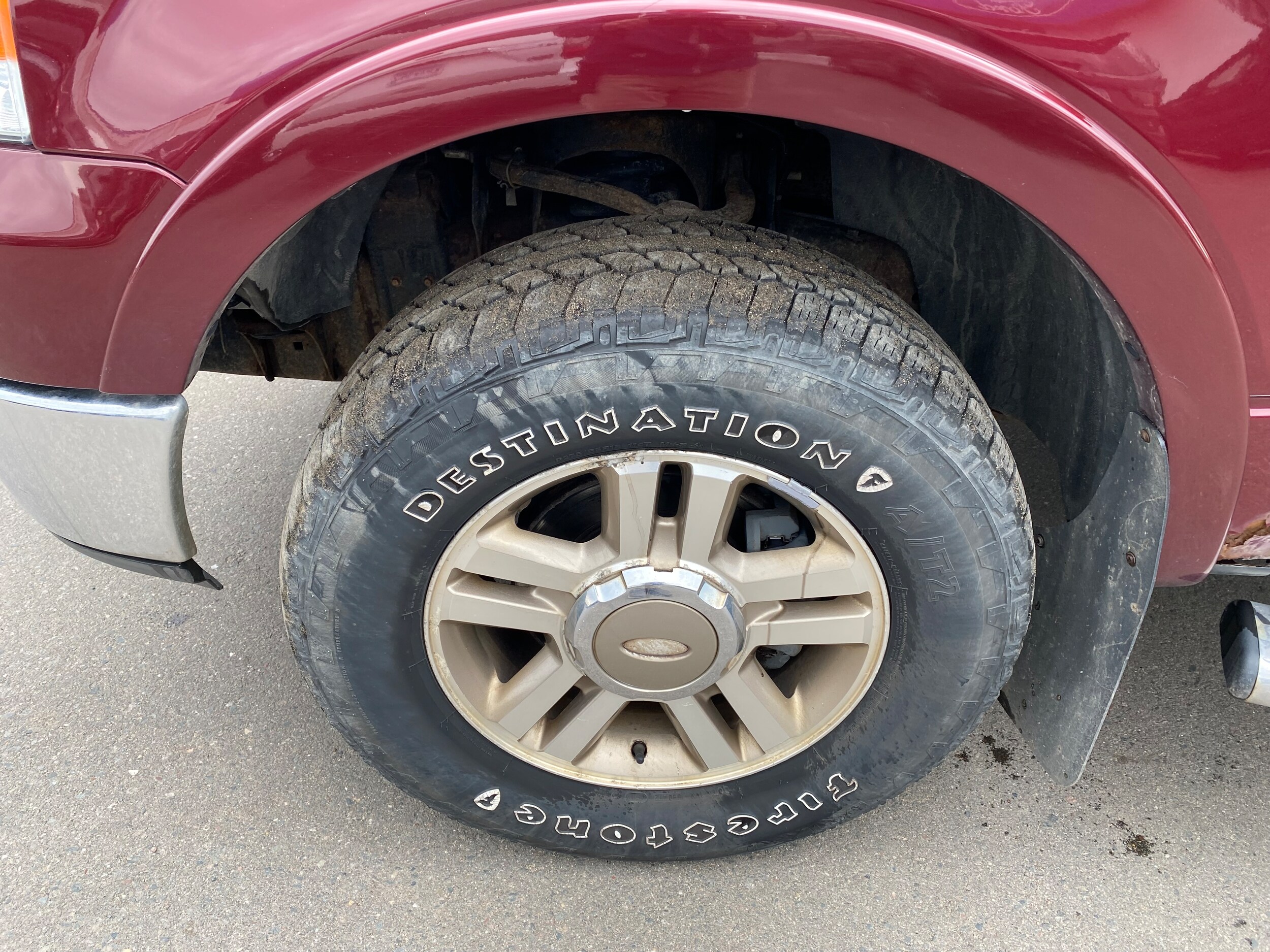 Used 2005 Ford F-150 Lariat with VIN 1FTPX14575KC36307 for sale in Hibbing, Minnesota