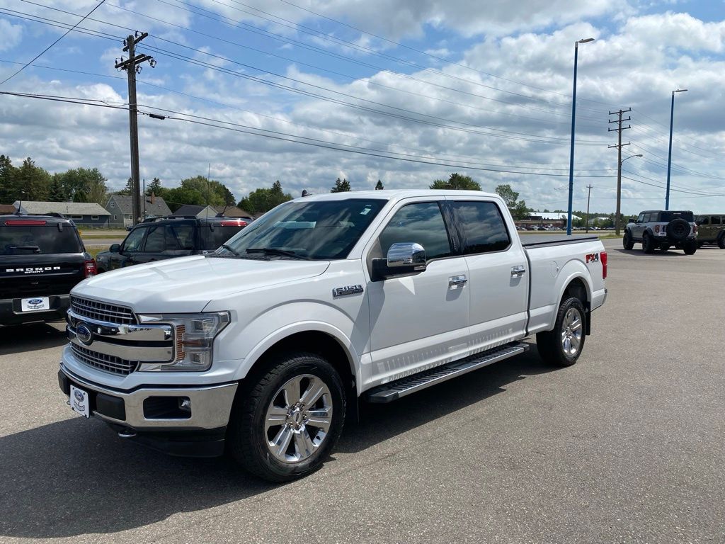 Used 2019 Ford F-150 Lariat with VIN 1FTFW1E45KFA36891 for sale in Hibbing, Minnesota