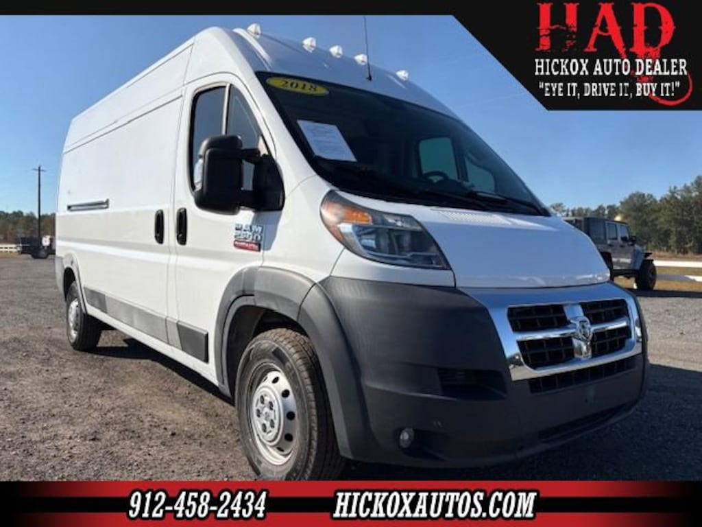 Used 2018 Ram ProMaster 2500 HIGH ROOF 159 WB Cargo Van Cargo Van