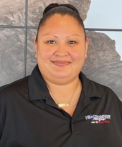 Staff member Bernadette Keetso from fd7f2b122f72
