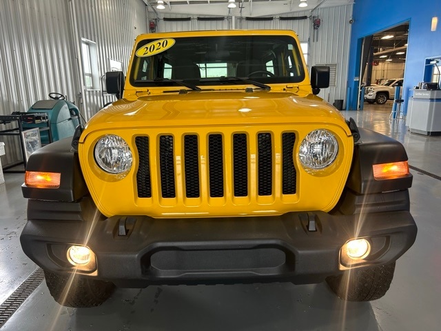 Used 2020 Jeep Wrangler Unlimited Sport S with VIN 1C4HJXDN0LW150061 for sale in Bluffton, IN