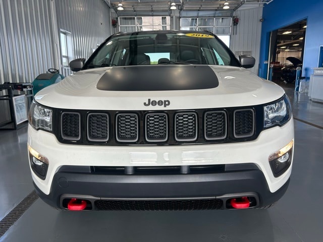 Used 2019 Jeep Compass Trailhawk with VIN 3C4NJDDB1KT754035 for sale in Bluffton, IN