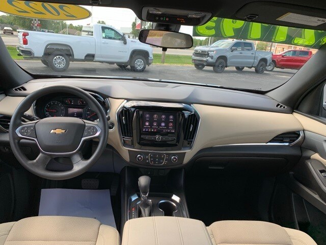 Used 2022 Chevrolet Traverse LS with VIN 1GNERFKW1NJ130975 for sale in Bluffton, IN