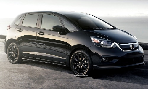 2020 Honda Fit black parked cliffside bay overlook