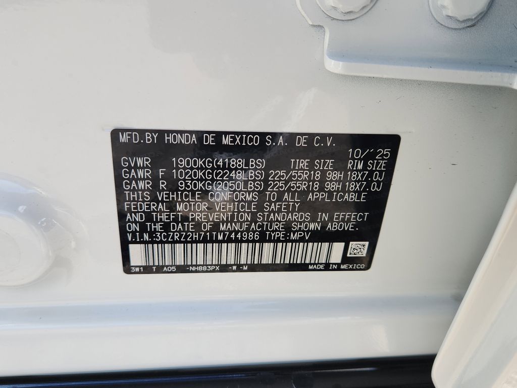 2026 Honda HR-V EX-L - Photo 17