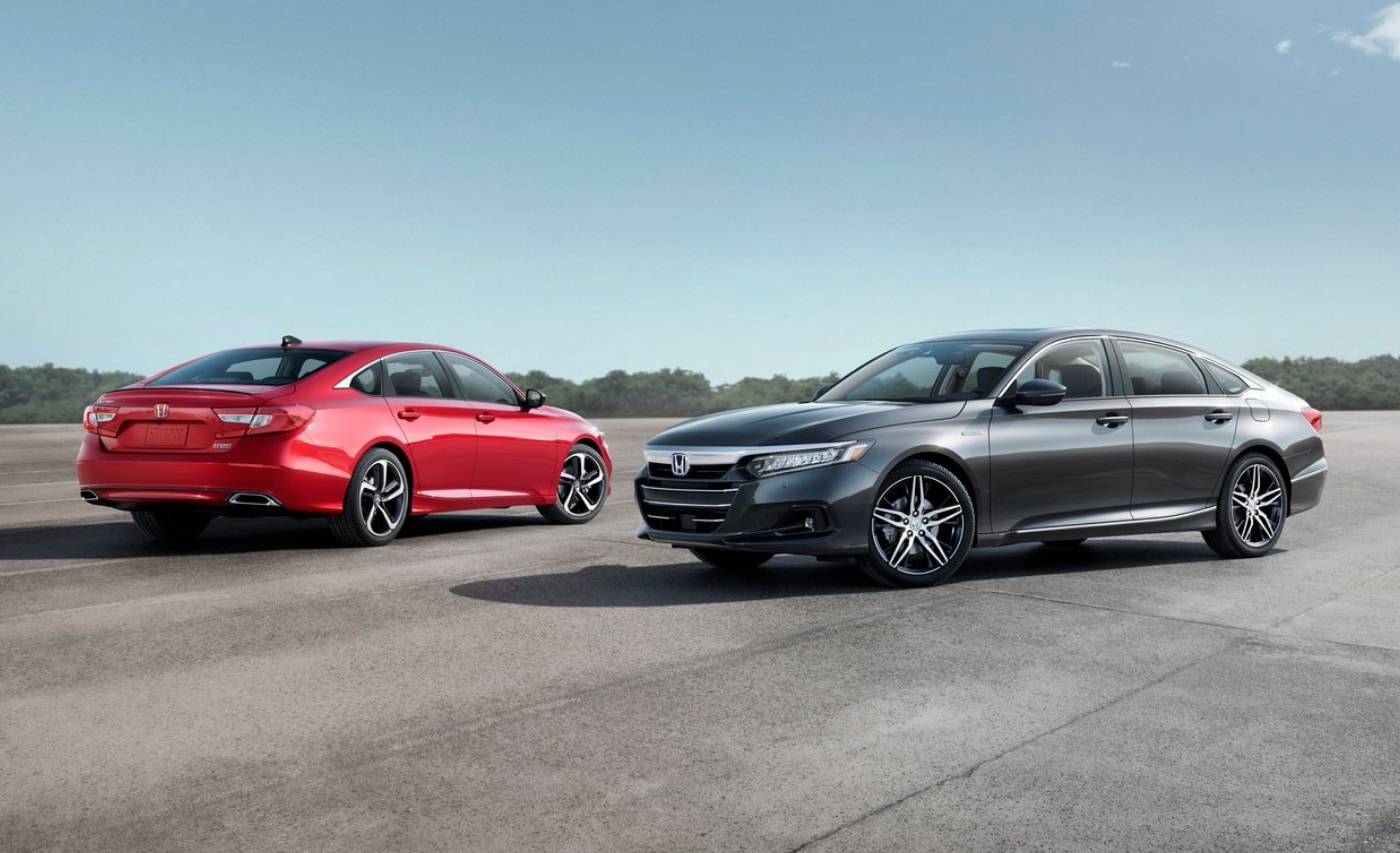 New 2021 Honda Accord Hybrid sedan models
