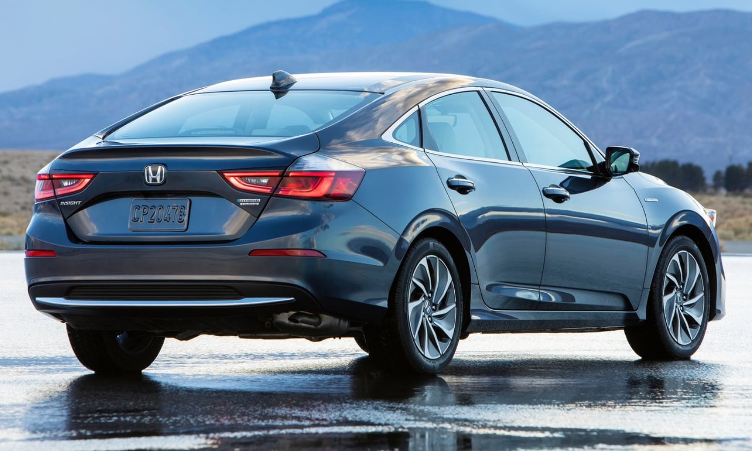 New 2021 Honda Insight Hybrid Exterior.png Rear exterior view of the new 2021 Honda Insight Hybrid sedan