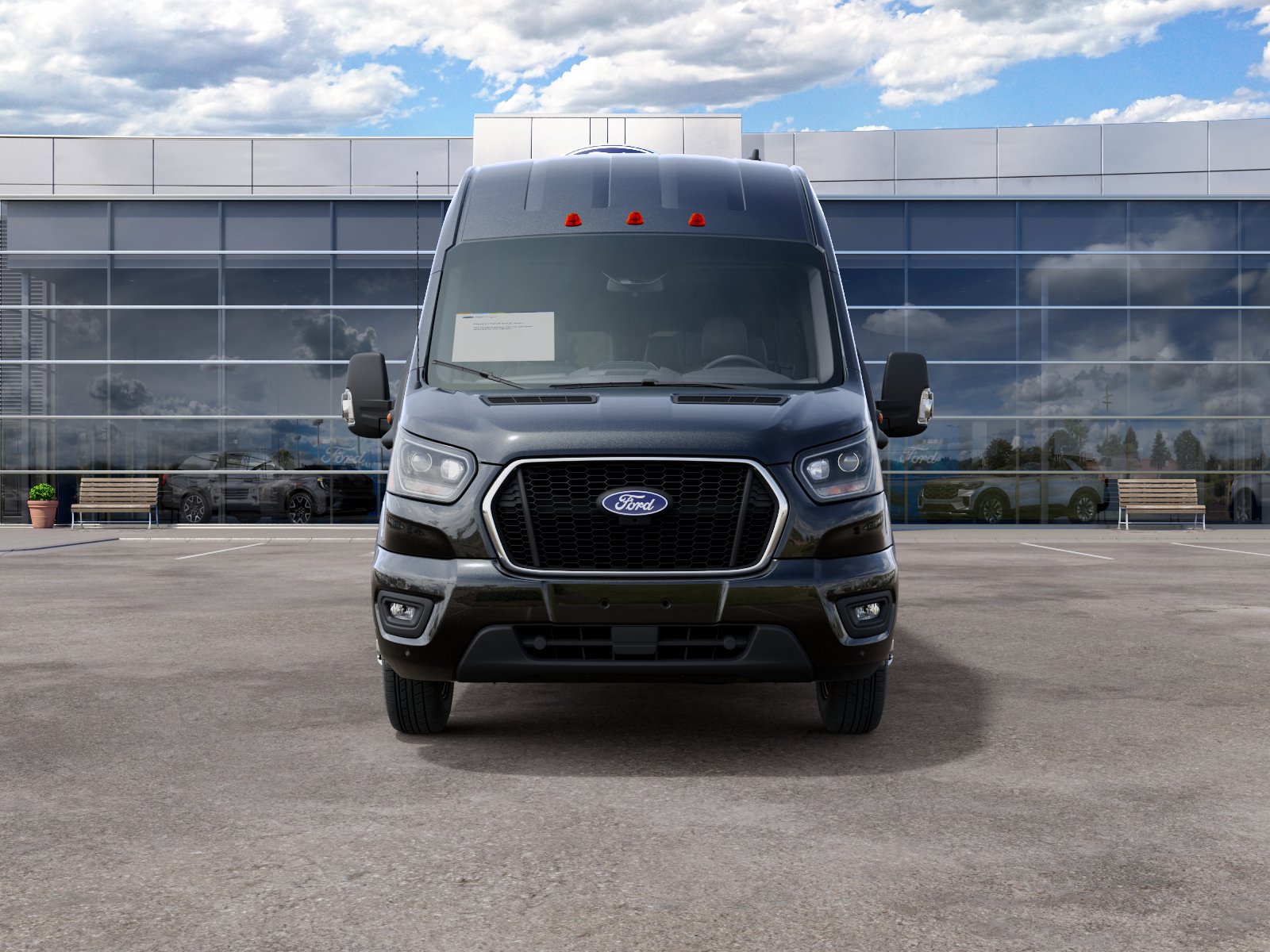 New 2027 Ford Transit Commercial Passenger Van XLT Wagon High Roof HD Ext. Van