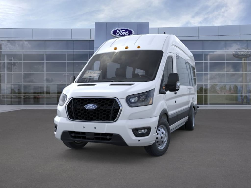 New 2026 Ford Transit Commercial Passenger Van XLT Wagon High Roof HD Ext. Van