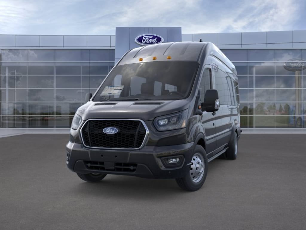 New 2026 Ford Transit Commercial Passenger Van XLT Wagon High Roof HD Ext. Van