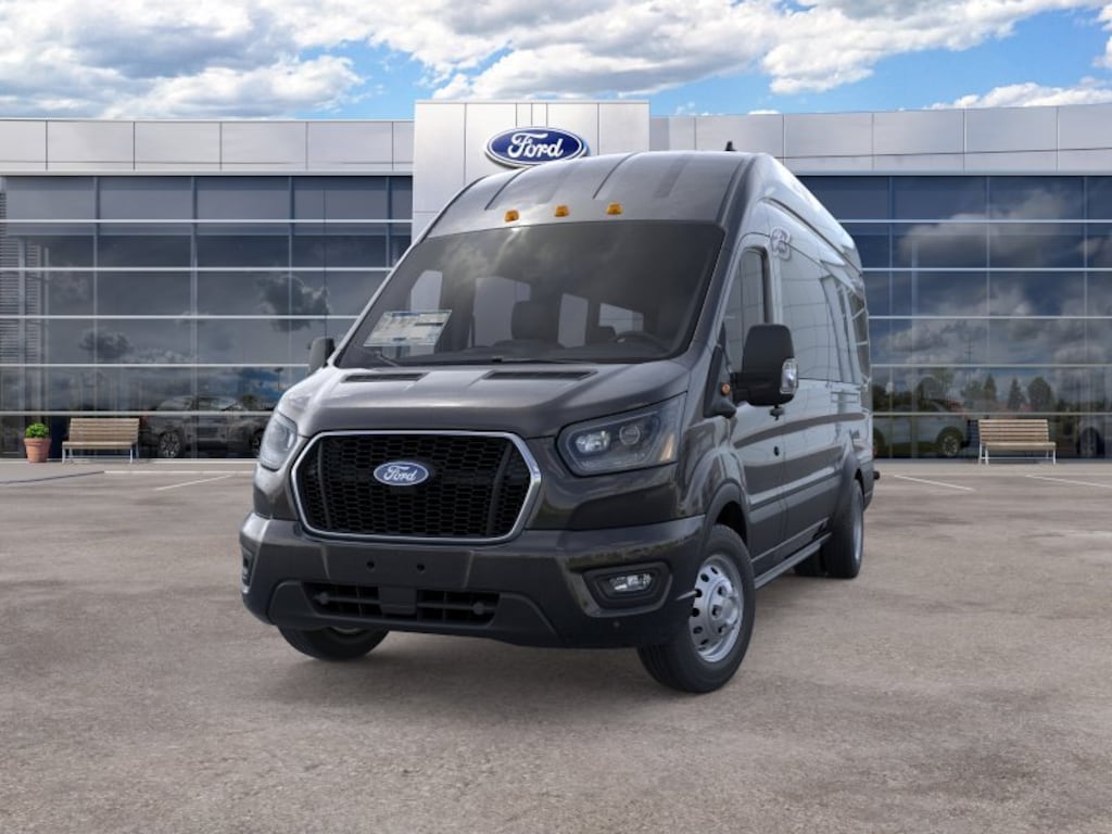 New 2026 Ford Transit Commercial Passenger Van XLT Wagon High Roof HD Ext. Van