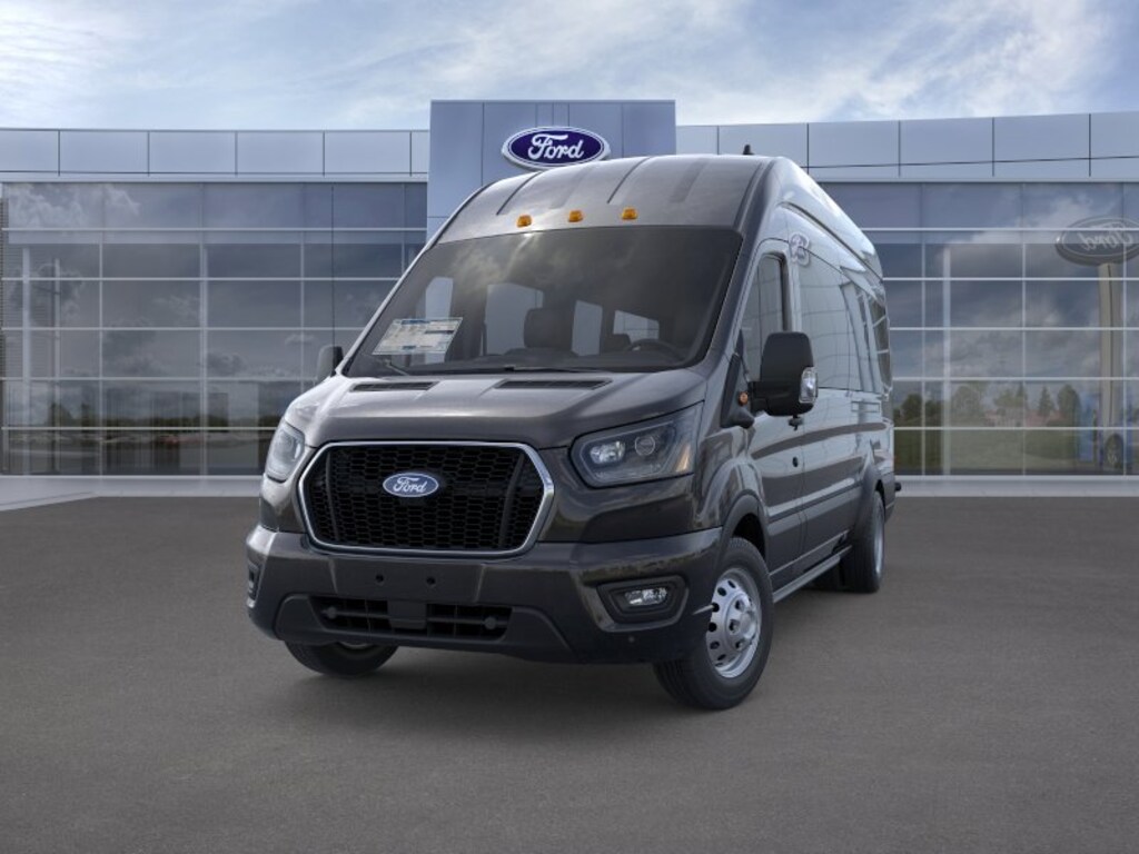 New 2026 Ford Transit Commercial Passenger Van XLT Wagon High Roof HD Ext. Van