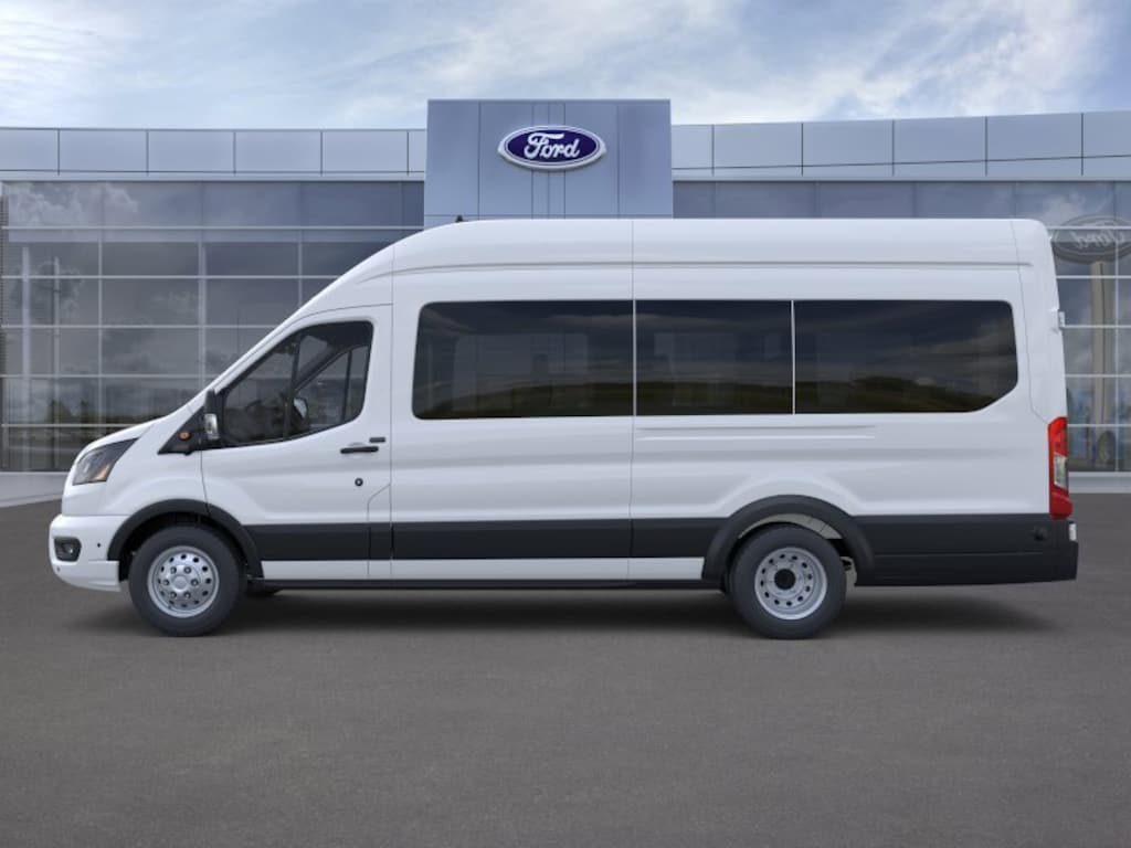 New 2026 Ford Transit Commercial Passenger Van XLT Wagon High Roof HD Ext. Van