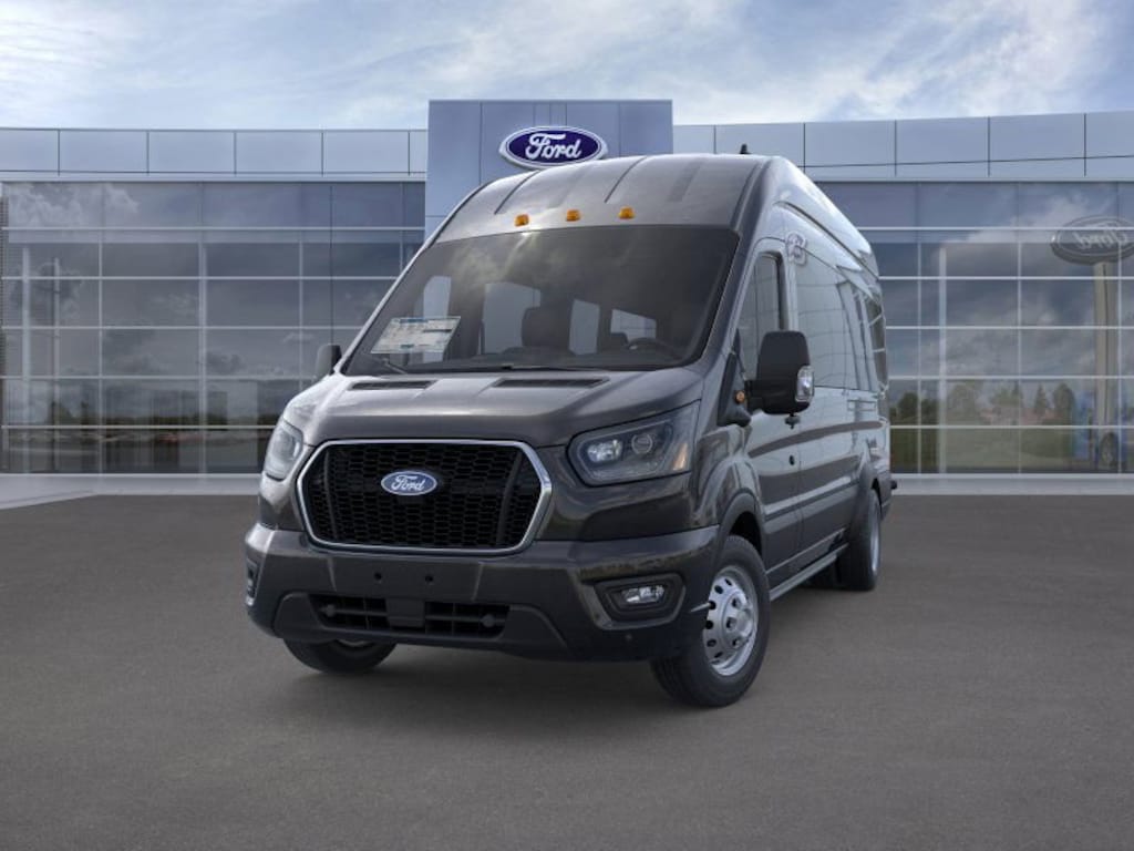 New 2026 Ford Transit Commercial Passenger Van XLT Wagon High Roof HD Ext. Van