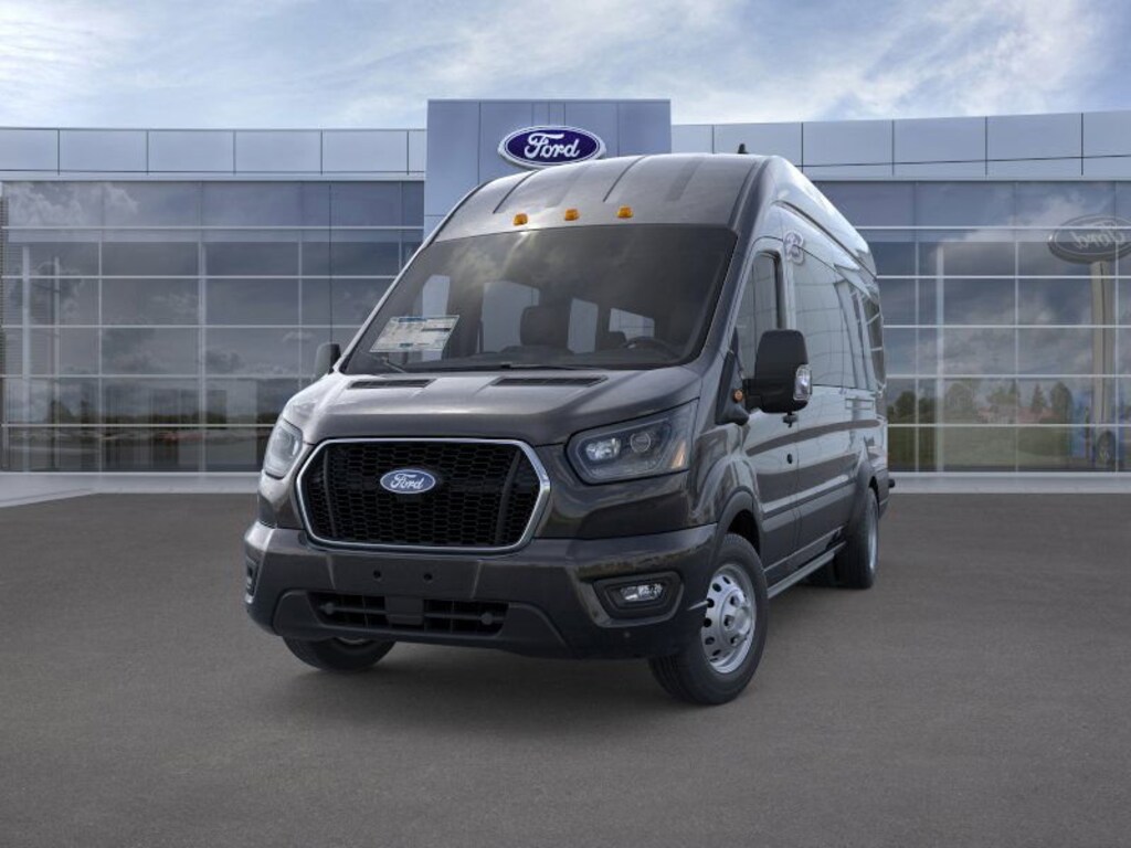 New 2026 Ford Transit Commercial Passenger Van XLT Wagon High Roof HD Ext. Van