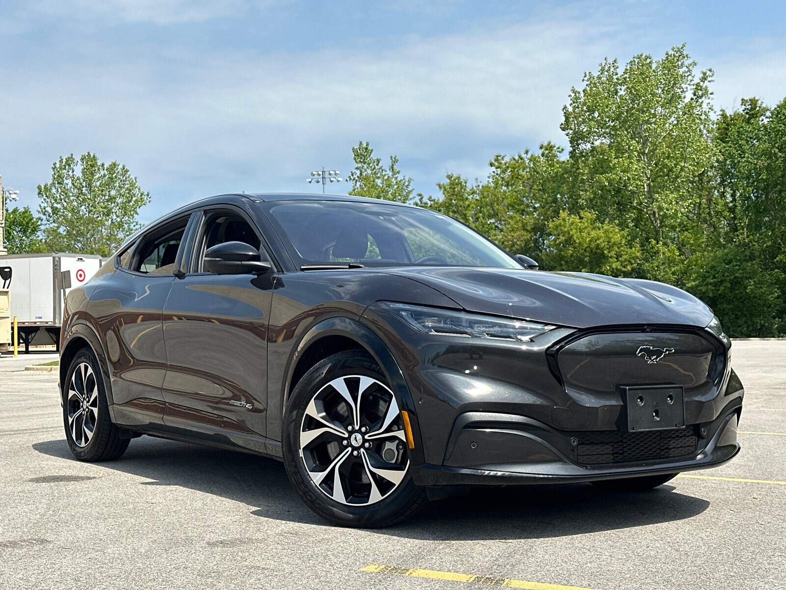 Used 2021 Ford Mustang Mach-E Premium AWD with VIN 3FMTK3SS2MMA55233 for sale in Highland Park, IL