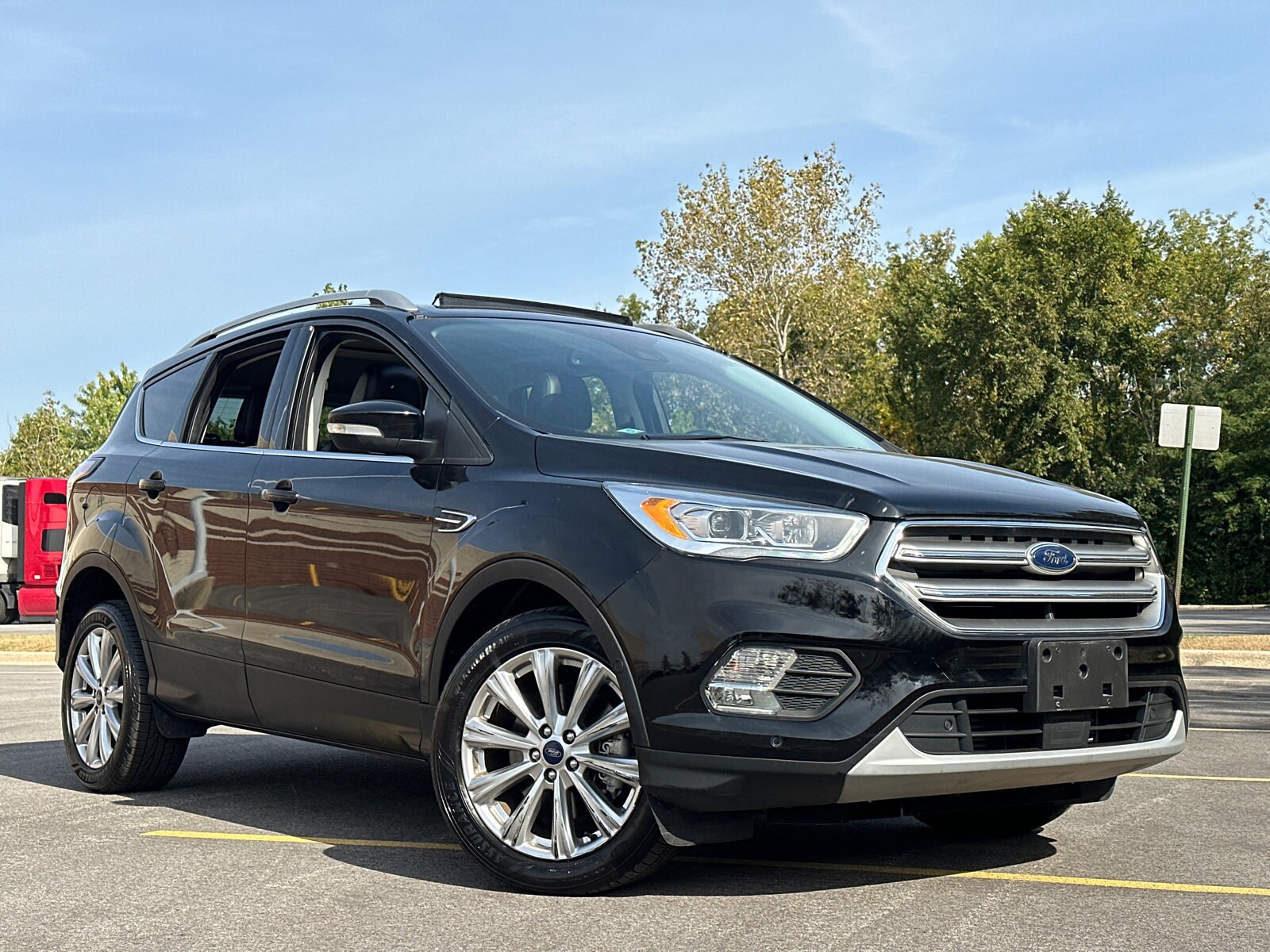 Used 2017 Ford Escape Titanium with VIN 1FMCU9J91HUD25372 for sale in Highland Park, IL