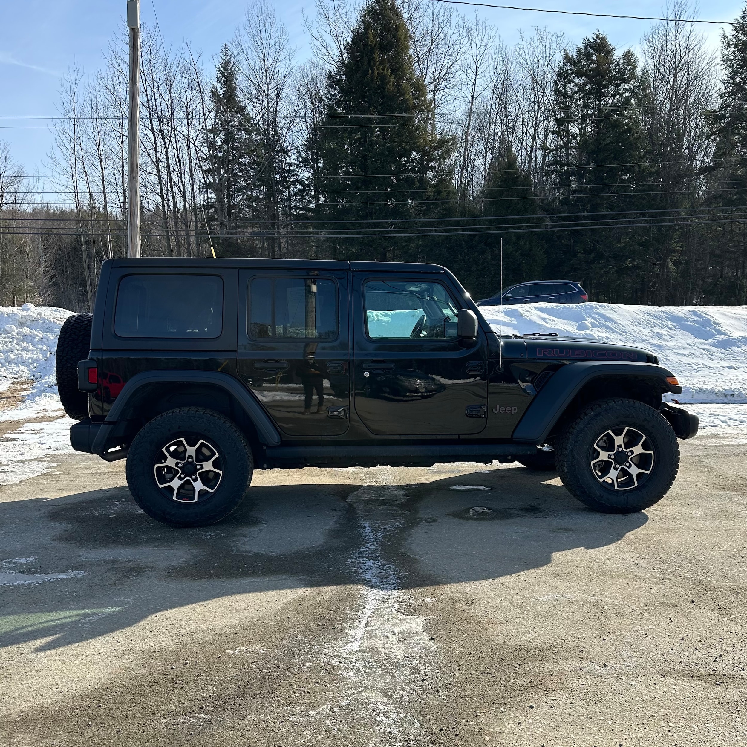 Used 2021 Jeep Wrangler Unlimited Rubicon with VIN 1C4HJXFNXMW794293 for sale in Farmington, ME