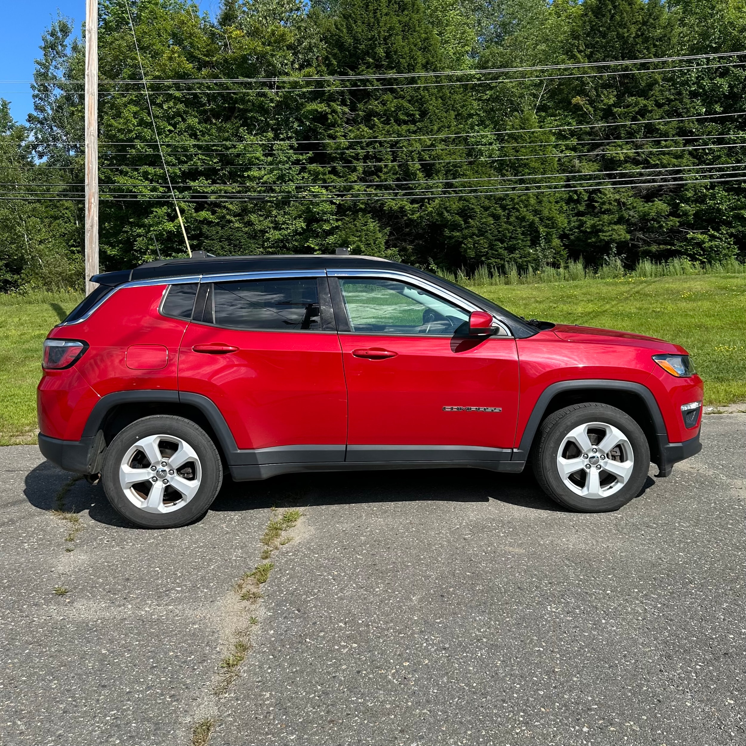 Used 2018 Jeep Compass Latitude with VIN 3C4NJDBB7JT136509 for sale in Farmington, ME