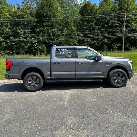 Used 2022 Ford F-150 Lightning XLT with VIN 1FTVW1EL2NWG09656 for sale in Skowhegan, ME