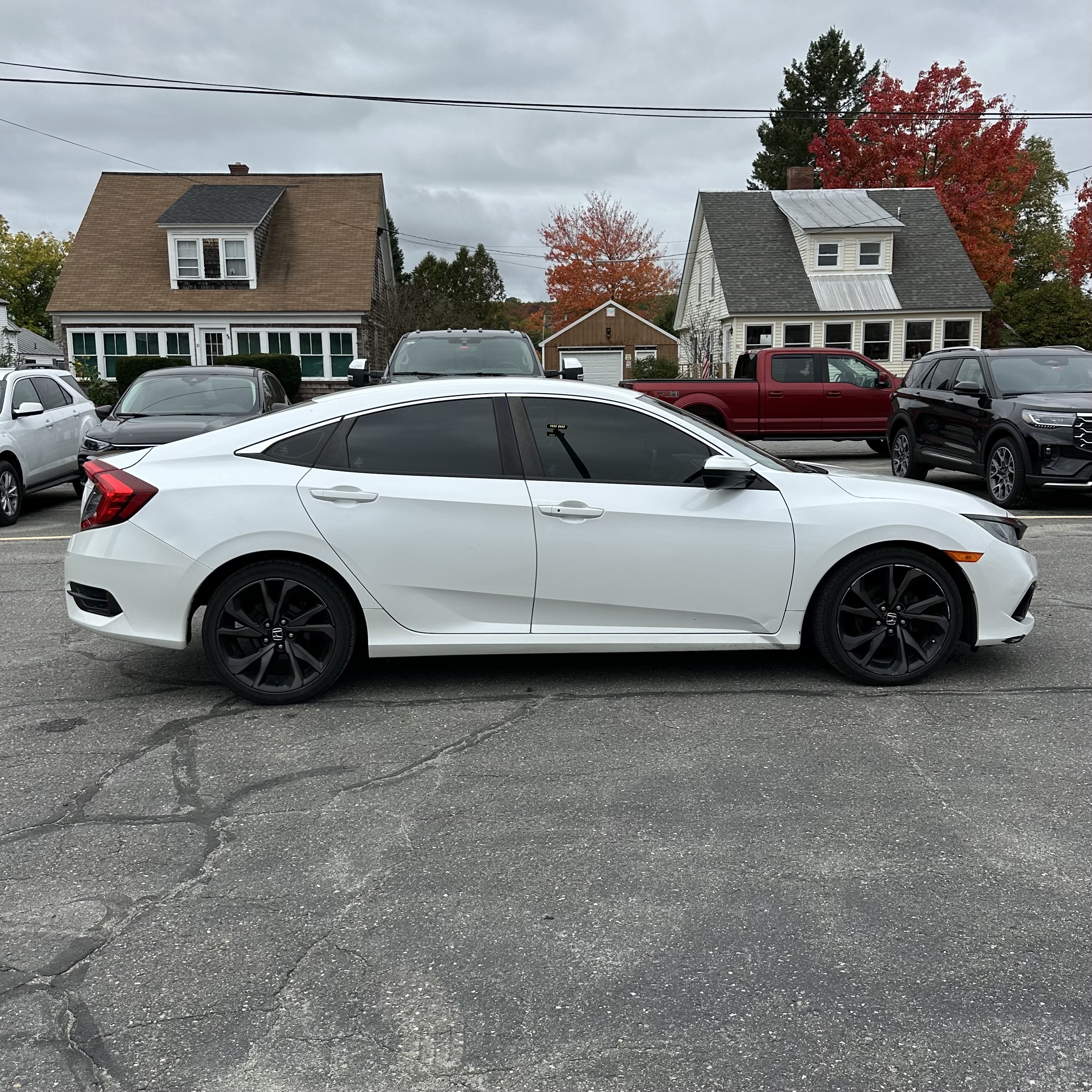 Used 2020 Honda Civic Sport with VIN 2HGFC2F81LH596084 for sale in Skowhegan, ME