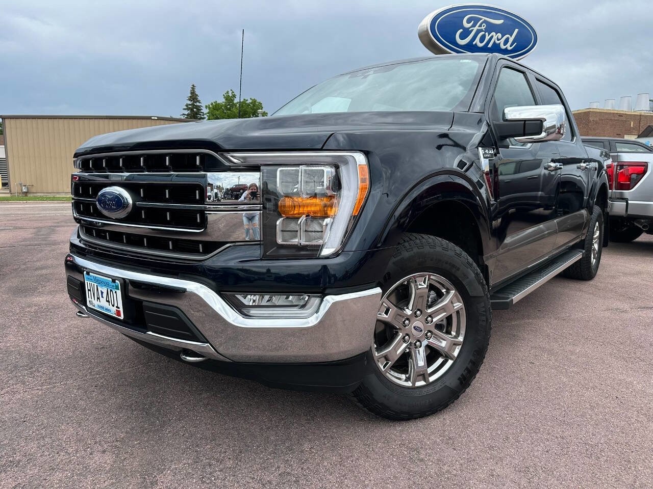 Used 2022 Ford F-150 Lariat with VIN 1FTEW1EP0NKD61255 for sale in Windom, Minnesota