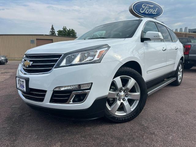 Used 2016 Chevrolet Traverse LTZ with VIN 1GNKVJKD0GJ345654 for sale in Windom, Minnesota