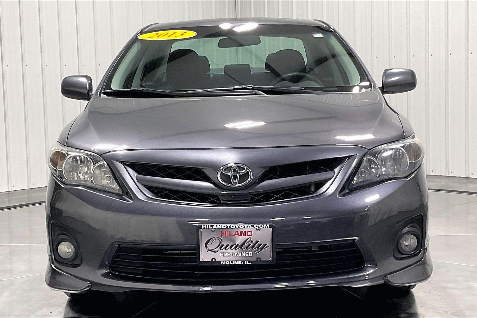 Used 2013 Toyota Corolla S with VIN 5YFBU4EE2DP215383 for sale in Moline, IL