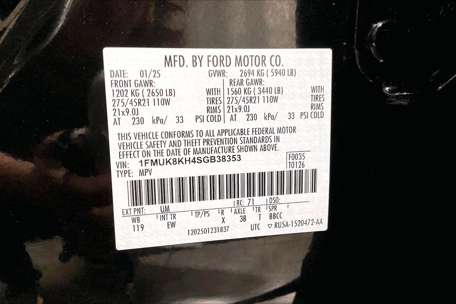 2025 Ford Explorer ST-LINE - Photo 43