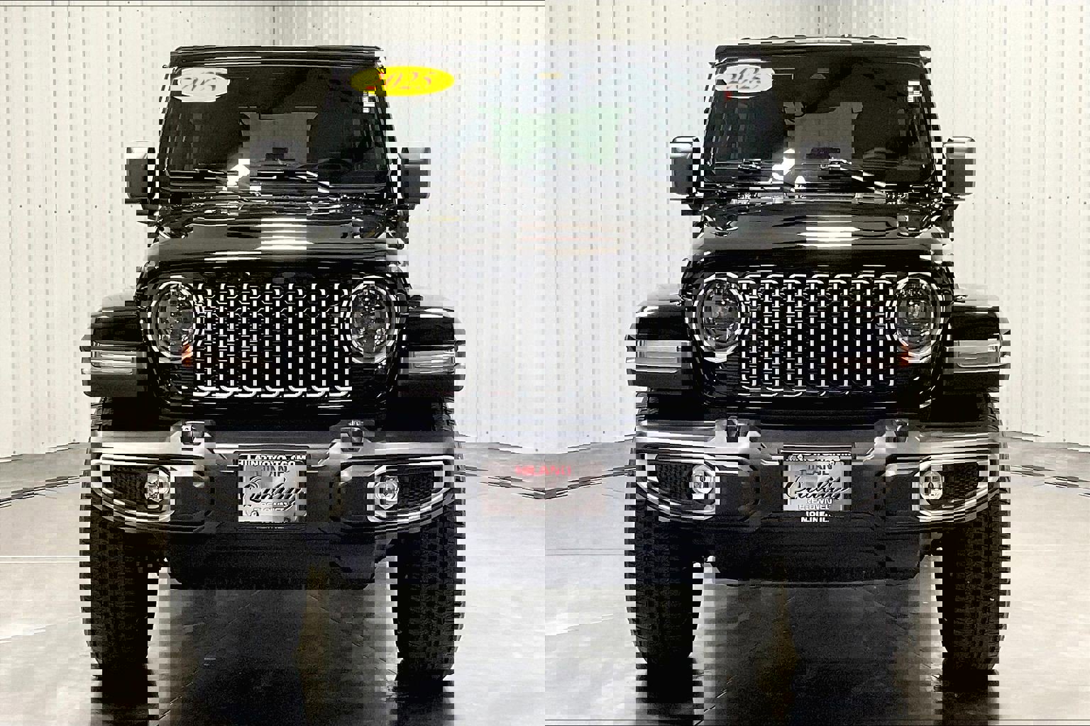 Used 2025 Jeep Wrangler 4xe Sahara 4XE with VIN 1C4RJXP6XSW577822 for sale in Moline, IL