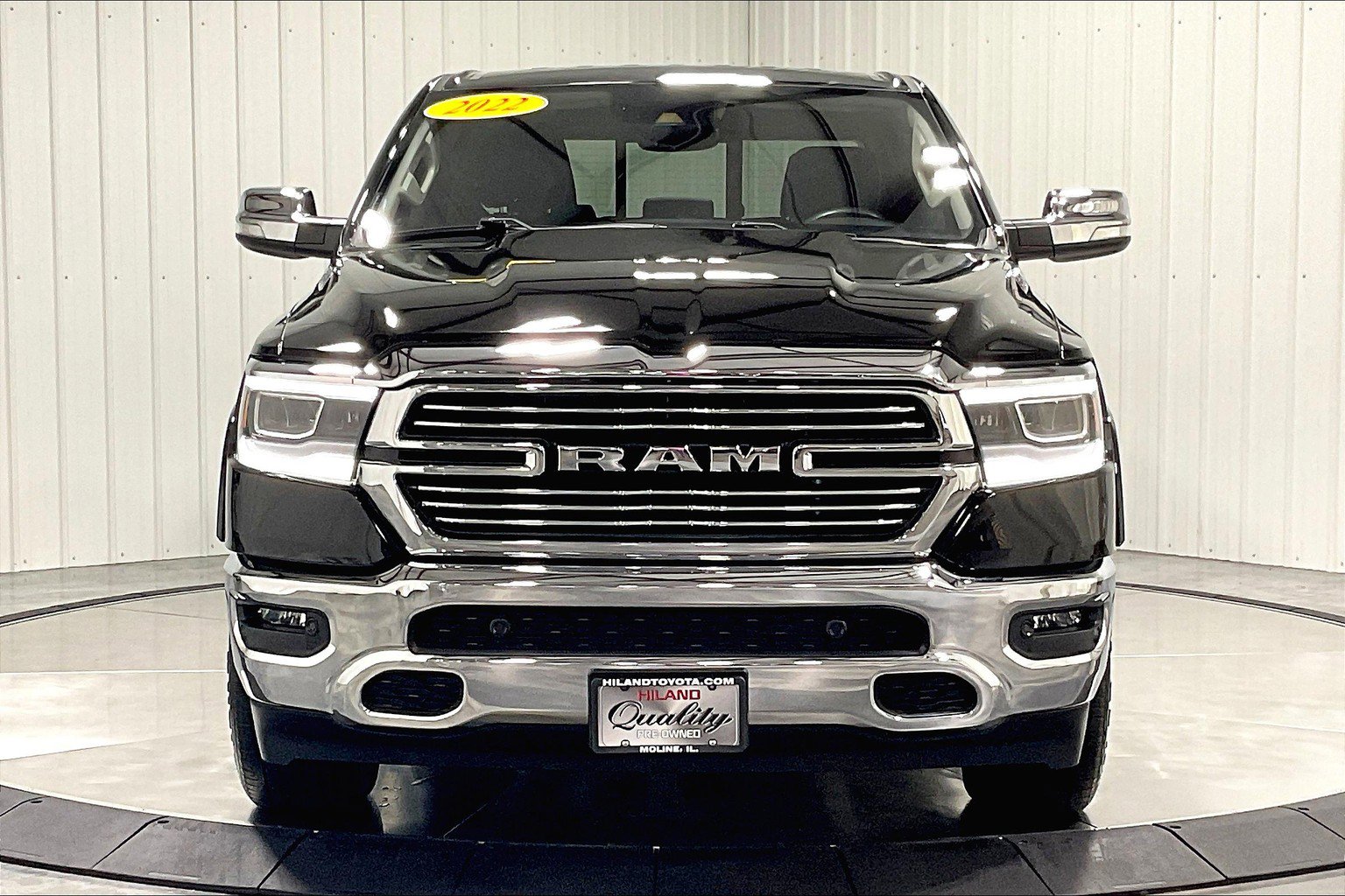 Used 2022 RAM Ram 1500 Pickup Laramie with VIN 1C6SRFJT4NN229339 for sale in Moline, IL