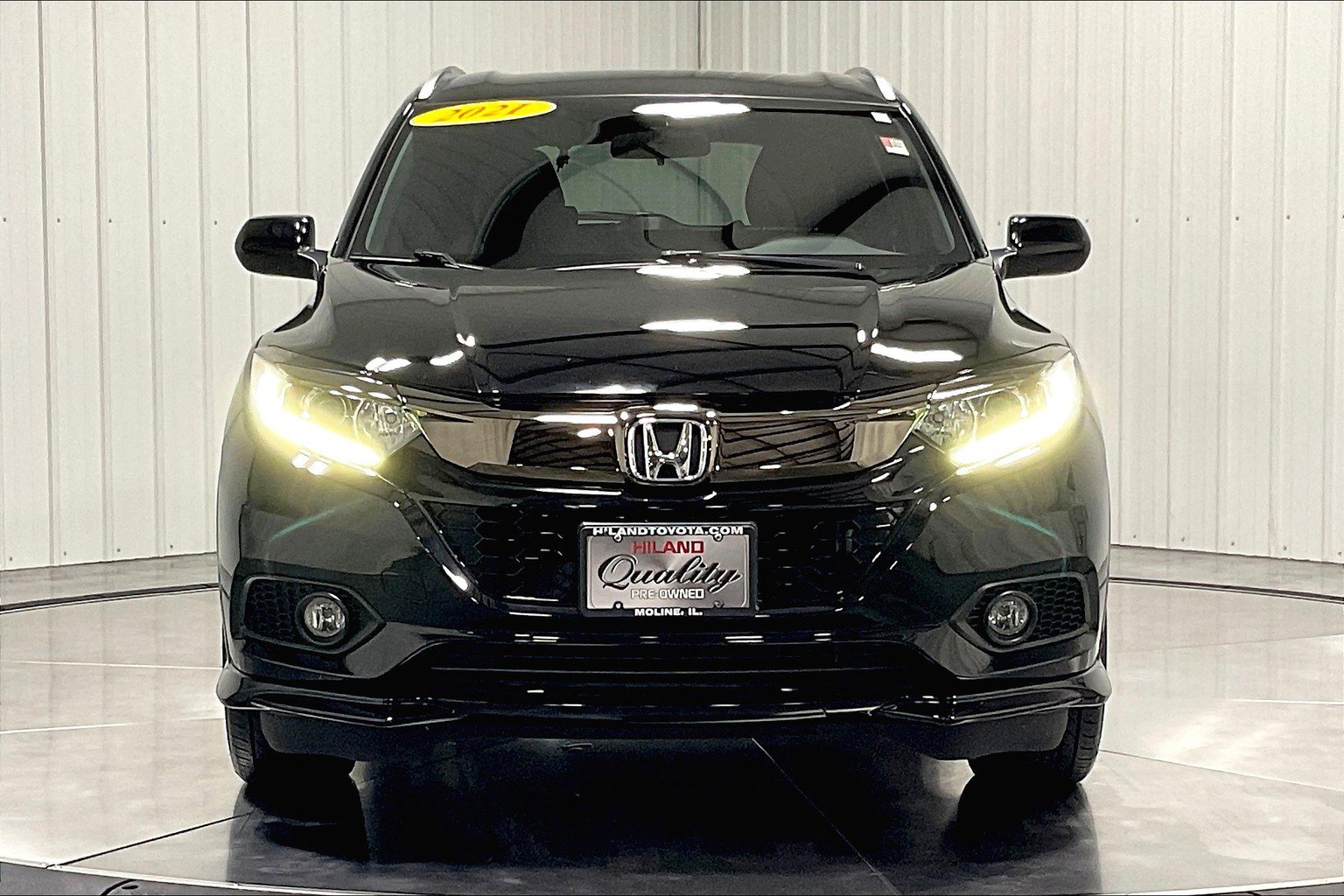 Used 2021 Honda HR-V Sport with VIN 3CZRU5H15MM733244 for sale in Moline, IL