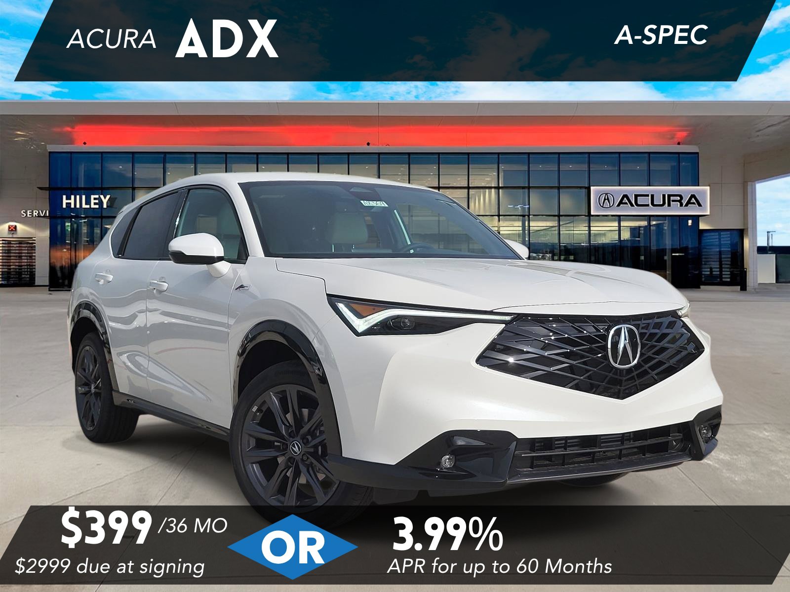 New 2026 Acura ADX A-Spec Package SUV