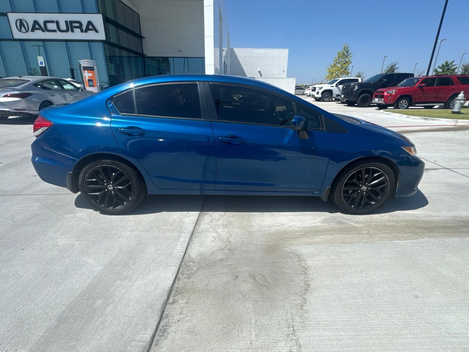 Used 2014 Honda Civic LX with VIN 19XFB2F56EE062780 for sale in Fort Worth, TX