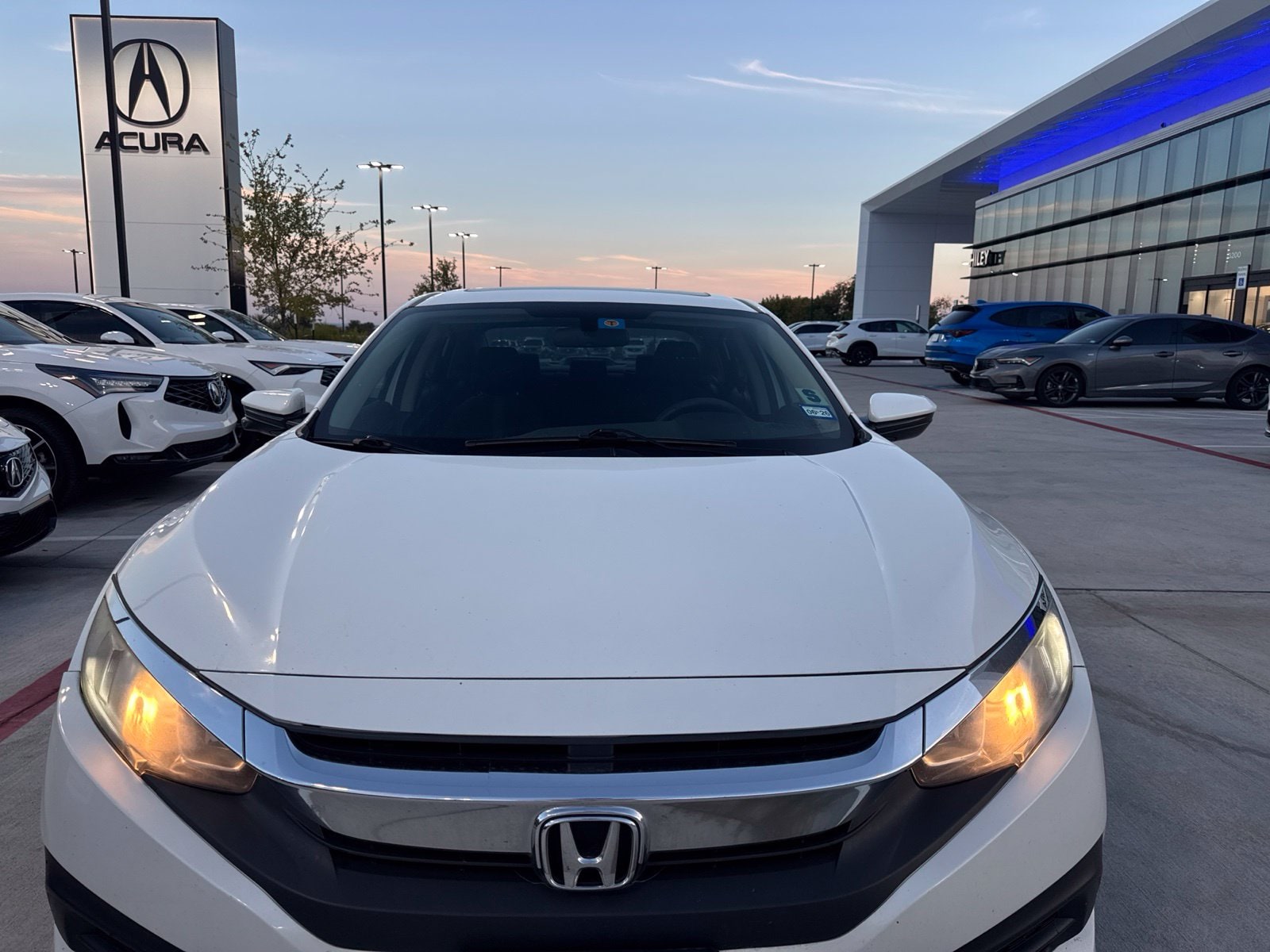 Used 2017 Honda Civic EX with VIN 19XFC2F74HE040442 for sale in Fort Worth, TX