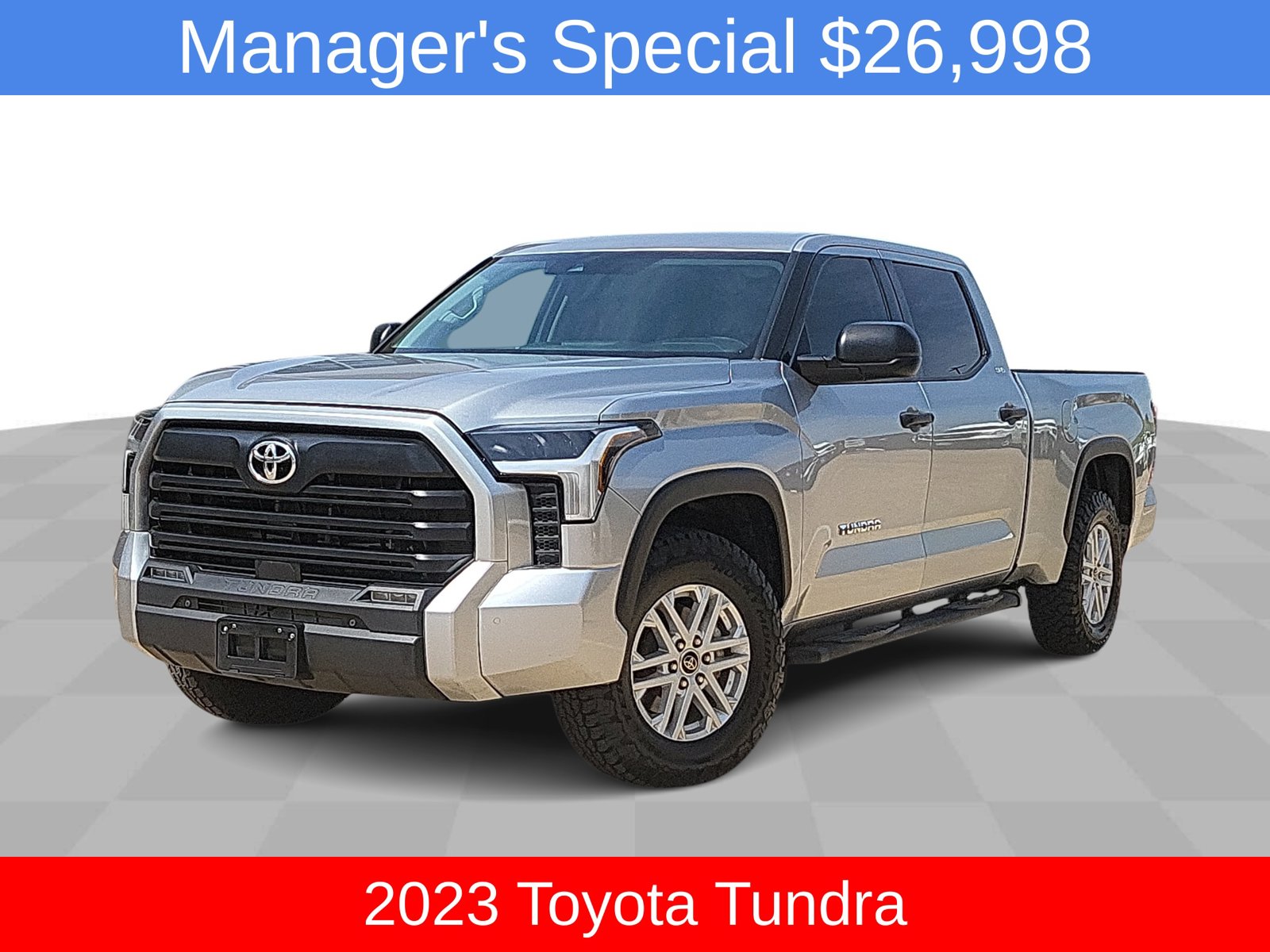 Used 2023 Toyota Tundra SR5 3.5L V6 Truck CrewMax