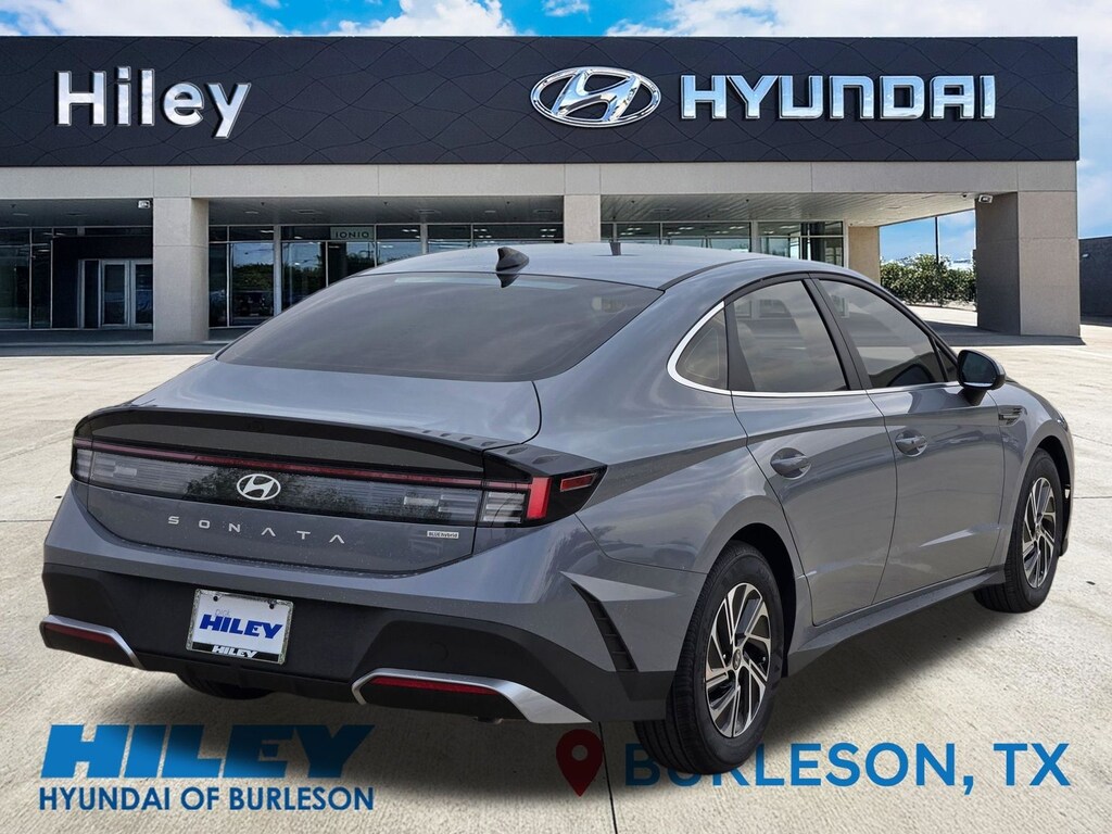 New 2026 Hyundai Sonata Hybrid Blue Sedan