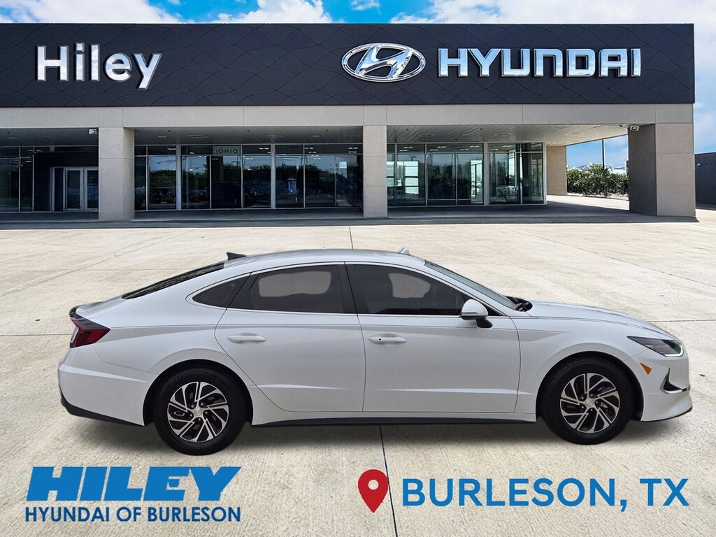 Used 2023 Hyundai Sonata Hybrid Blue Sedan