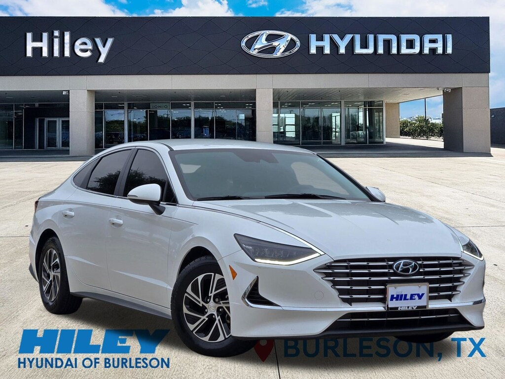 Used 2023 Hyundai Sonata Hybrid Blue Sedan