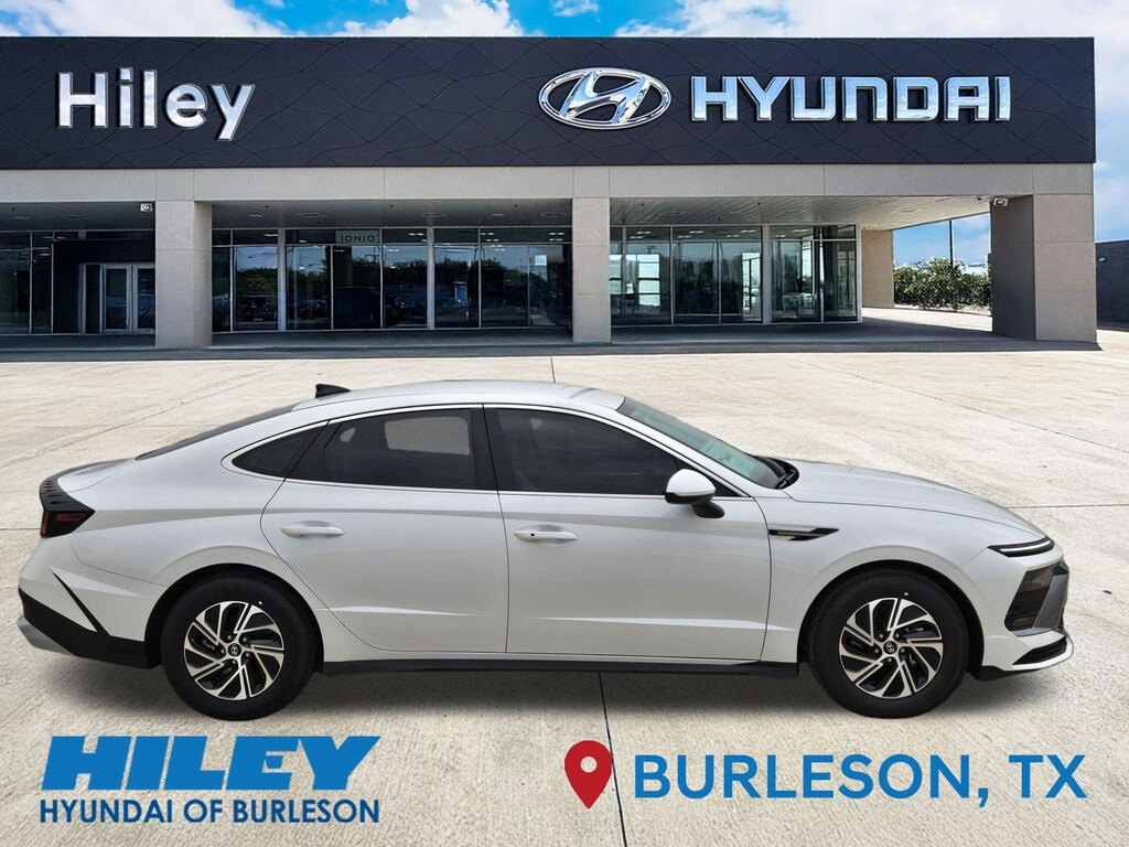 New 2026 Hyundai Sonata Hybrid Blue Sedan