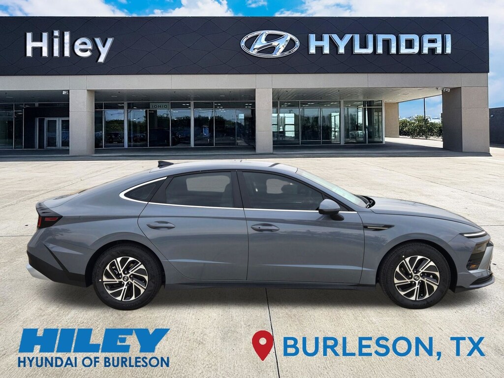 New 2026 Hyundai Sonata Hybrid Blue Sedan