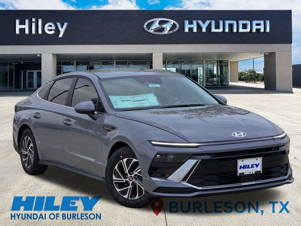 New 2026 Hyundai Sonata Hybrid Blue Sedan