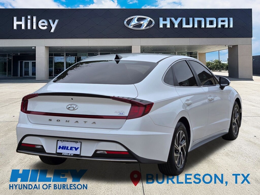 Used 2023 Hyundai Sonata Hybrid Blue Sedan