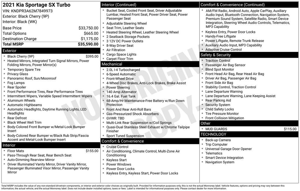 Used 2021 Kia Sportage SX SUV