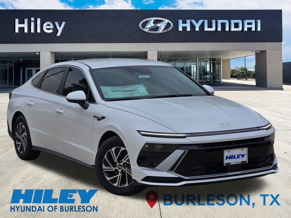 New 2026 Hyundai Sonata Hybrid Blue Sedan