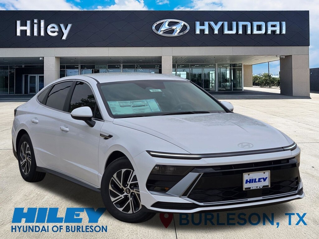 New 2026 Hyundai Sonata Hybrid Blue Sedan
