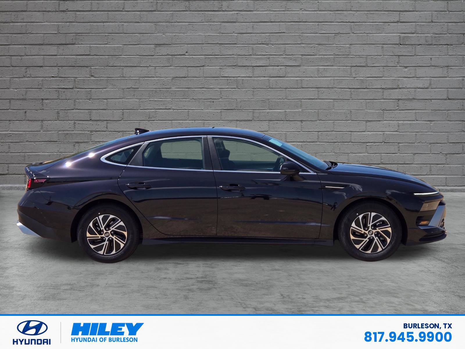 New 2026 Hyundai Sonata Hybrid Blue Sedan